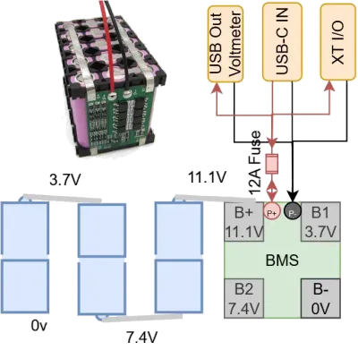 Battery wiring diagram
